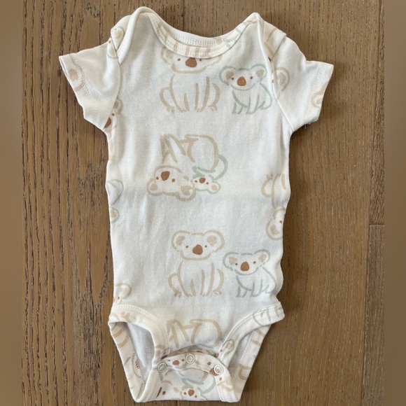 Carter’s 3 piece set cream 3 months Koala Butt Velour Terry cloth Zip Jacket - Picture 7 of 7